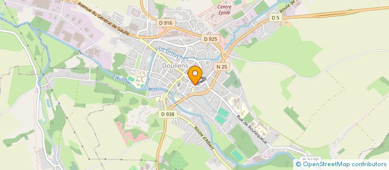 localisation de l'entreprise SCI SAINT PIERRE  DOULLENS