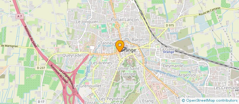 localisation de l'entreprise SCI SAINT PIERRE  ORANGE