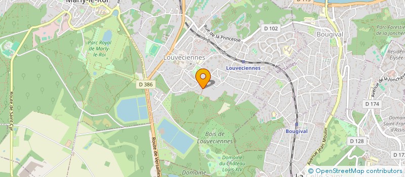 localisation de l'entreprise SCI SAINT PIERRE  LOUVECIENNES