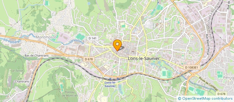 localisation de l'entreprise SCI SAINT PIERRE  LONS-LE-SAUNIER