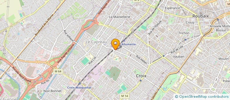 localisation de l'entreprise SCI SAINT PIERRE à CROIX