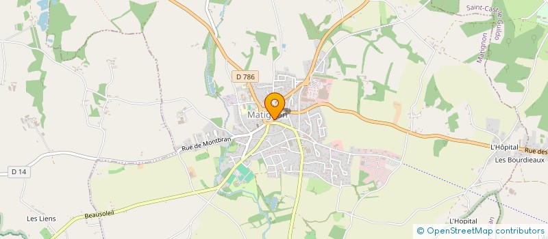 localisation de l'entreprise SCI SAINT PIERRE  MATIGNON