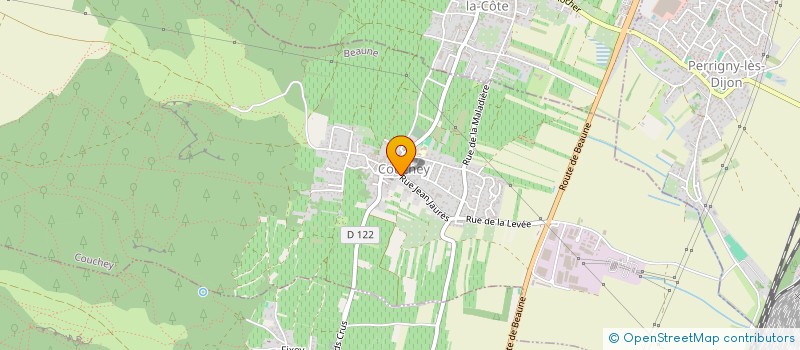 localisation de l'entreprise SCI SAINT PIERRE  COUCHEY