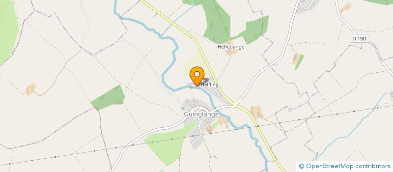 localisation de l'entreprise SCI SAINT PIERRE  GUINGLANGE