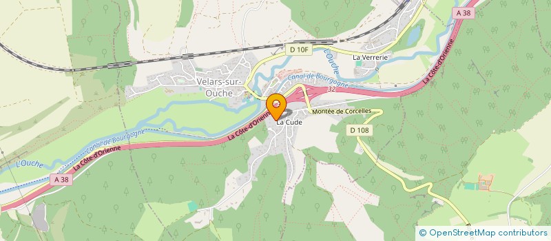 localisation de l'entreprise SCI SAINT PIERRE  VELARS-SUR-OUCHE