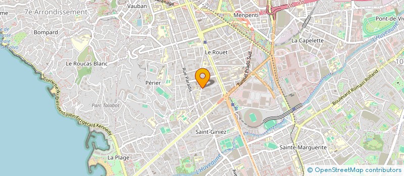 localisation de l'entreprise SCI SAINT PIERRE à MARSEILLE