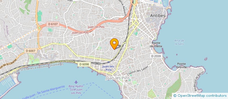 localisation de l'entreprise SCI SAINT PIERRE à ANTIBES