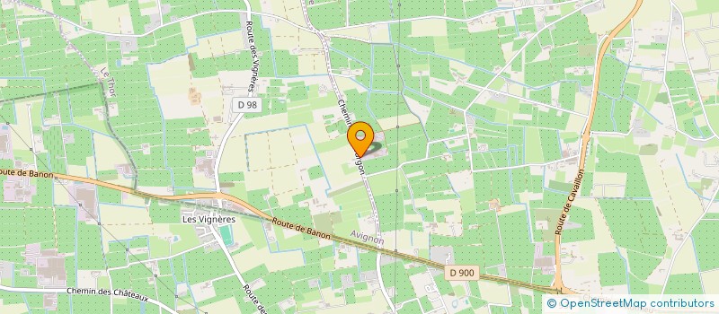 localisation de l'entreprise SCI SAINT PIERRE  L'ISLE-SUR-LA-SORGUE