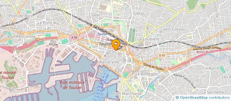 localisation de l'entreprise SCI SAINT PIERRE  TOULON