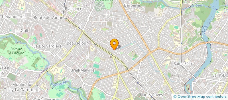 localisation de l'entreprise SCI SAINT PIERRE à NANTES