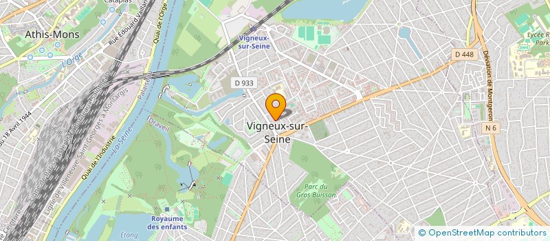localisation de l'entreprise SCI SAINT PIERRE à VIGNEUX-SUR-SEINE