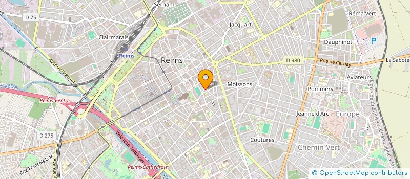 localisation de l'entreprise SCI SAINT PIERRE  REIMS