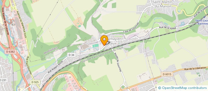 localisation de l'entreprise SCI SAINT PIERRE  GAINNEVILLE