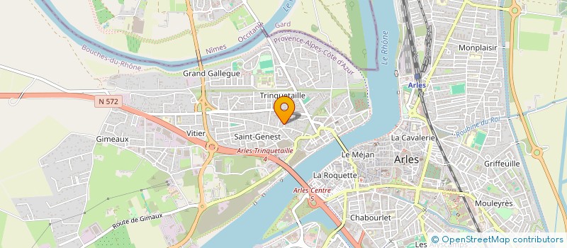 localisation de l'entreprise SCI SAINT PIERRE à ARLES