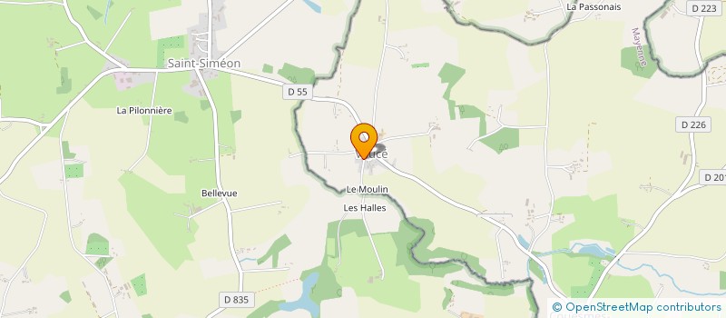 localisation de l'entreprise SCI SAINT PIERRE  COUESMES-VAUCE