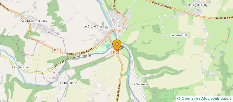 localisation de l'entreprise SCI SAINT-PIERRE à MENIL-HUBERT-SUR-ORNE