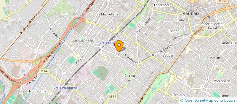 localisation de l'entreprise SCI SAINT PIERRE à CROIX
