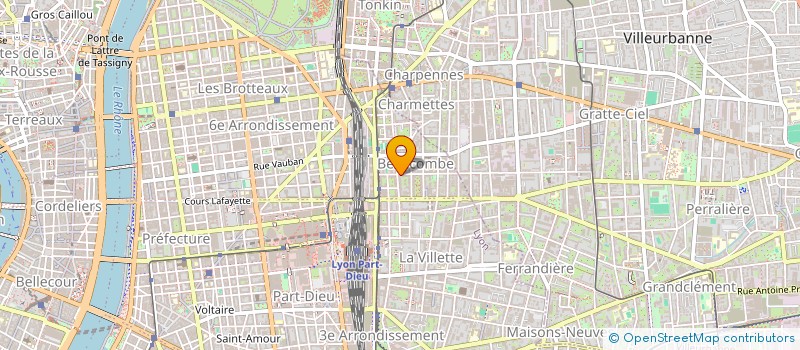 localisation de l'entreprise SCI SAINT-PIERRE  LYON