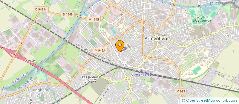 localisation de l'entreprise SCI SAINT PIERRE  ARMENTIERES