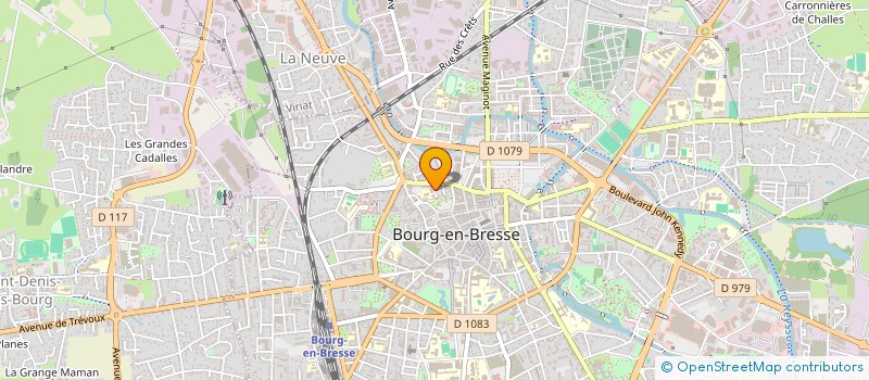 localisation de l'entreprise SCI SAINT-PIERRE à BOURG-EN-BRESSE