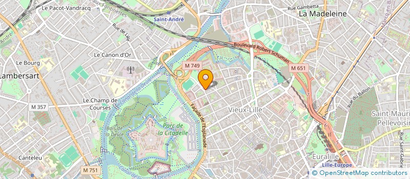 localisation de l'entreprise SCI SAINT PIERRE à LILLE