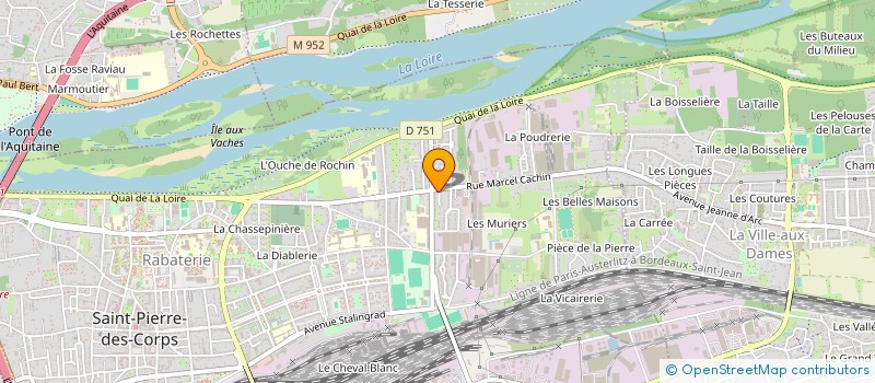 localisation de l'entreprise SCI SAINT PIERRE  SAINT-PIERRE-DES-CORPS