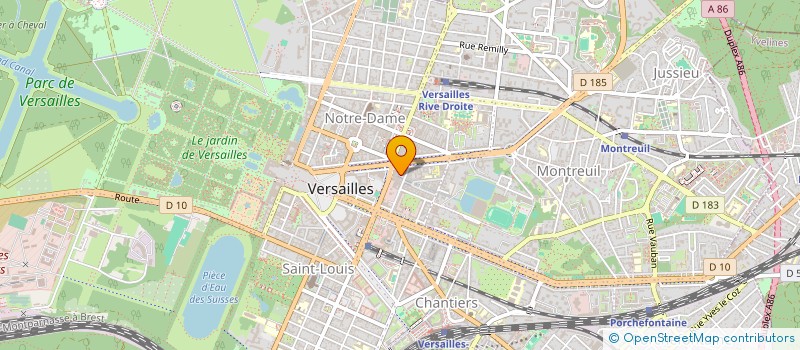 localisation de l'entreprise SCI SAINT PIERRE à VERSAILLES