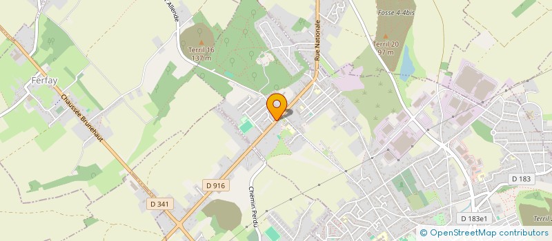 localisation de l'entreprise SCI SAINT PIERRE  AUCHEL