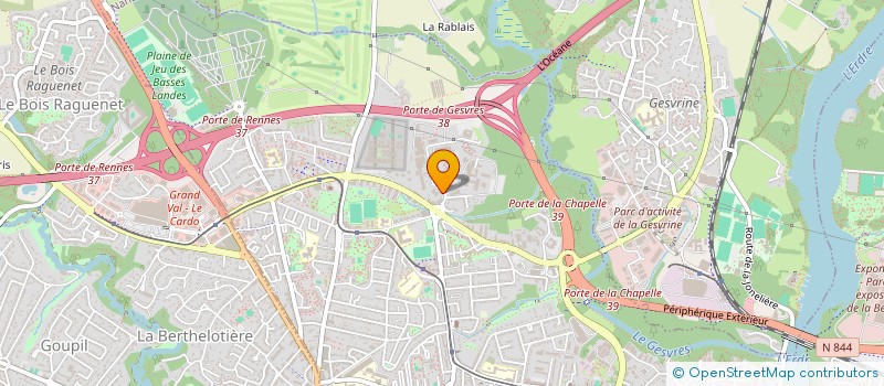 localisation de l'entreprise SCI SAINT PIERRE CACHALOT  NANTES