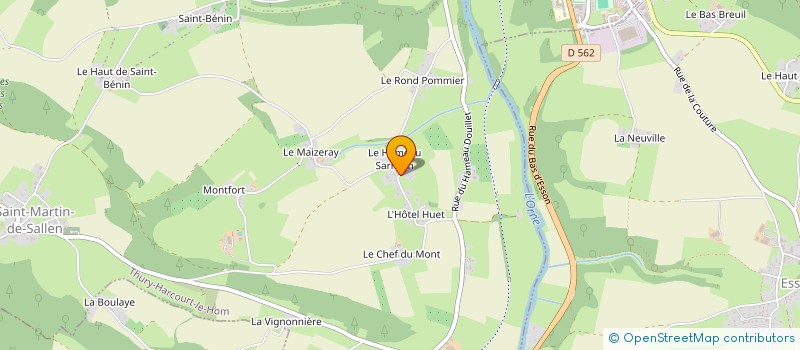 localisation de l'entreprise SCI SAINT PIERRE DES BOIS  THURY-HARCOURT-LE-HOM