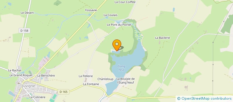 localisation de l'entreprise SCI SAINT POIX  JUVIGNE