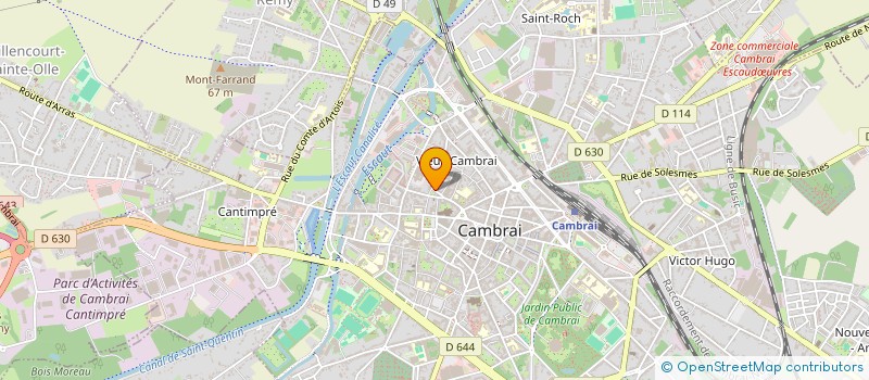 localisation de l'entreprise SCI SAINT POL à CAMBRAI