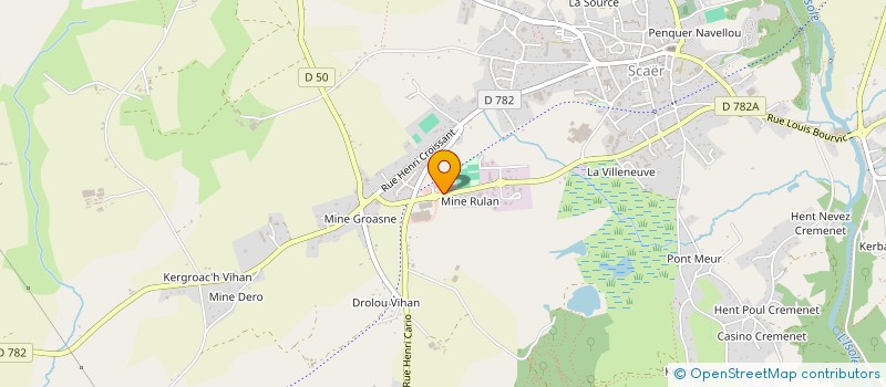 localisation de l'entreprise SCI SAINT-POL  SCAER