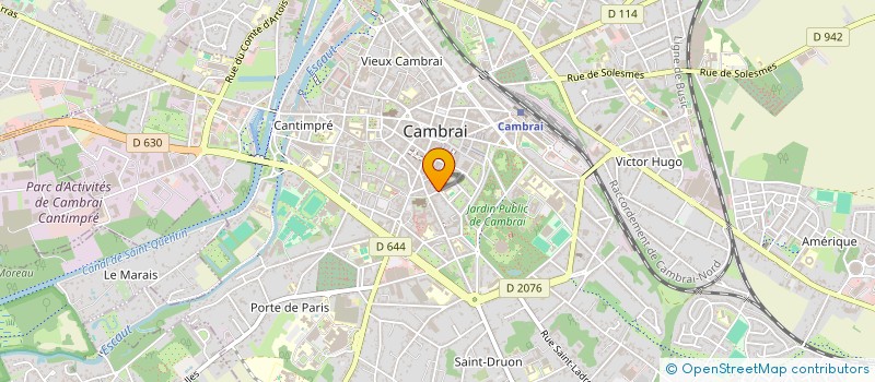 localisation de l'entreprise SCI SAINT POL-6  CAMBRAI