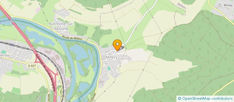 localisation de l'entreprise SCI SAINT PRIEST  MILLERY