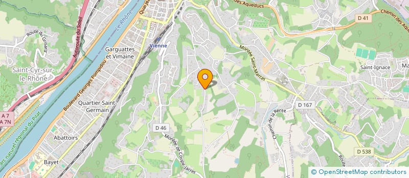 localisation de l'entreprise SCI SAINT PRIM  VIENNE