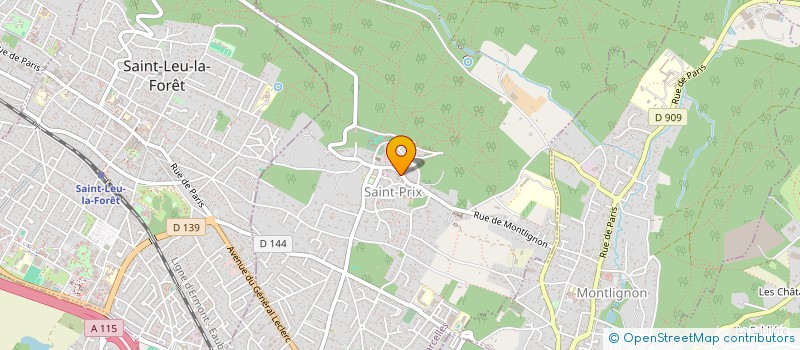 localisation de l'entreprise SCI SAINT PRIX à SAINT-PRIX