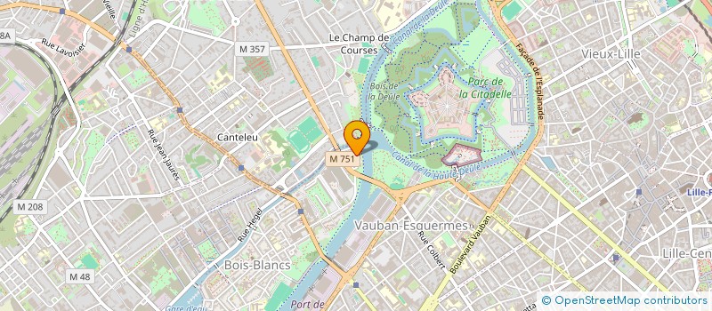 localisation de l'entreprise SCI SAINT QUENTIN à LILLE