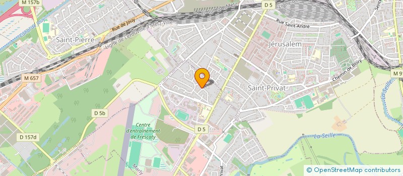 localisation de l'entreprise SCI SAINT- QUENTIN à MARLY