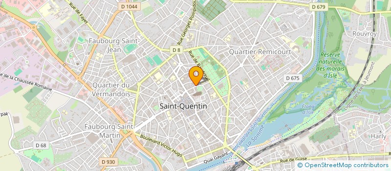 localisation de l'entreprise SCI SAINT QUENTINOISE à SAINT-QUENTIN