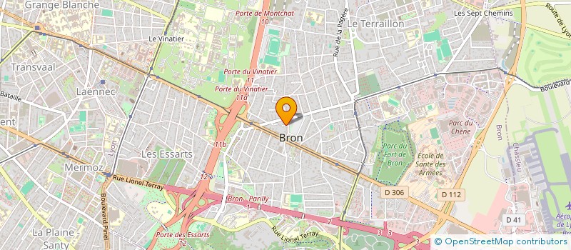 localisation de l'entreprise SCI SAINT RAMBERT  BRON