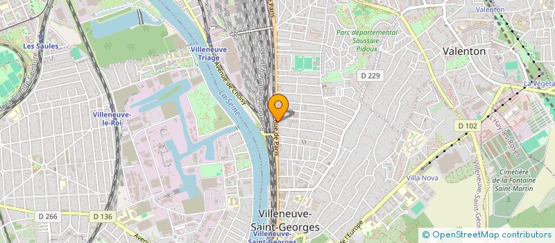 localisation de l'entreprise SCI SAINT RAYMOND  VILLENEUVE-SAINT-GEORGES