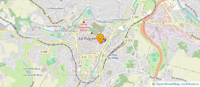 localisation de l'entreprise SCI SAINT REGIS  LE PUY-EN-VELAY