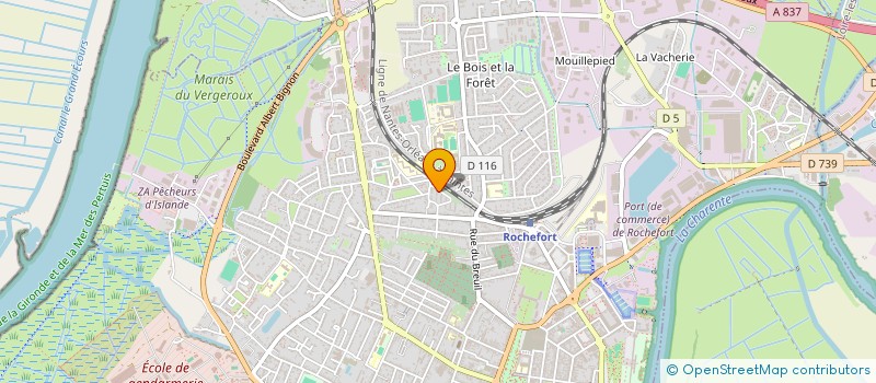 localisation de l'entreprise SCI SAINT REMI  ROCHEFORT