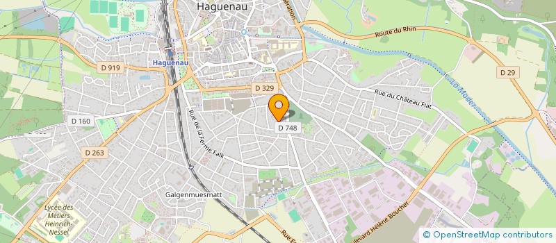 localisation de l'entreprise SCI SAINT REMY  HAGUENAU