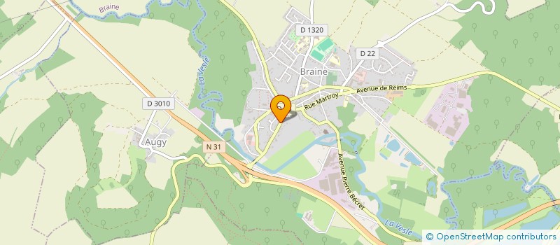 localisation de l'entreprise SCI SAINT REMY  BRAINE