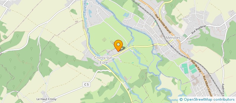 localisation de l'entreprise SCI SAINT REMY  VERNON