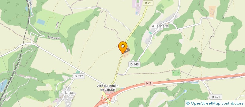 localisation de l'entreprise SCI SAINT REMY SAINT GAUDIN à ALLEMANT