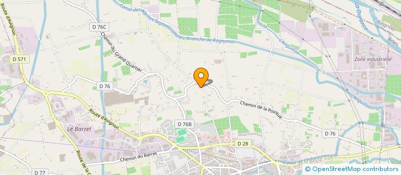 localisation de l'entreprise SCI SAINT RENARD à CHATEAURENARD
