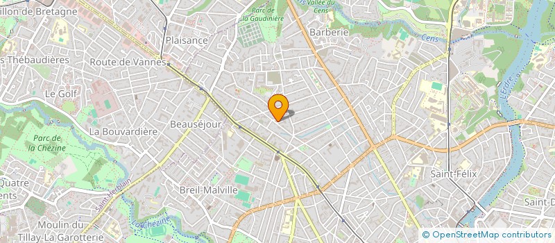 localisation de l'entreprise SCI SAINT RESTO à NANTES